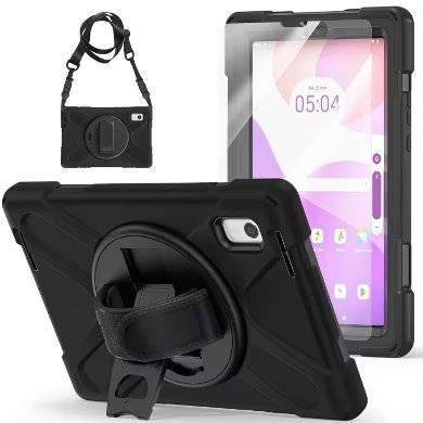 FUNDA PROTECTOR C/CORREA - USO RUDO Y GIRO 360° P/LENOVO M9 2023 TB-310FU, BROBOTIX, 6007310 FUNDA PROTECTOR C/CORREA - USO RUDO Y GIRO 360° P/LENOVO M9 2023 TB-310FU, BROBOTIX, 6007310